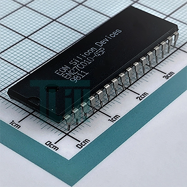 نمای جلویی آی‌سی EPROM مدل EN27C010-45P