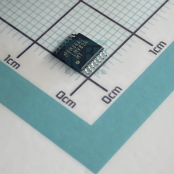 آی سی با پارت نامبر LMV824MT/NOPB یک آمپلی فایر چهارکاناله (Quad Operational Amplifier)